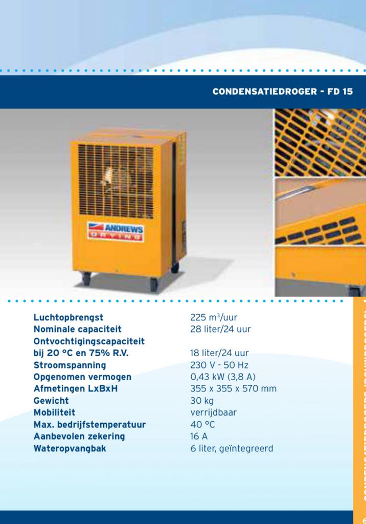 Professionele bouwdroger s te huur huren Goedkoop! Bel, Ophalen of Verzenden, Zo goed als nieuw