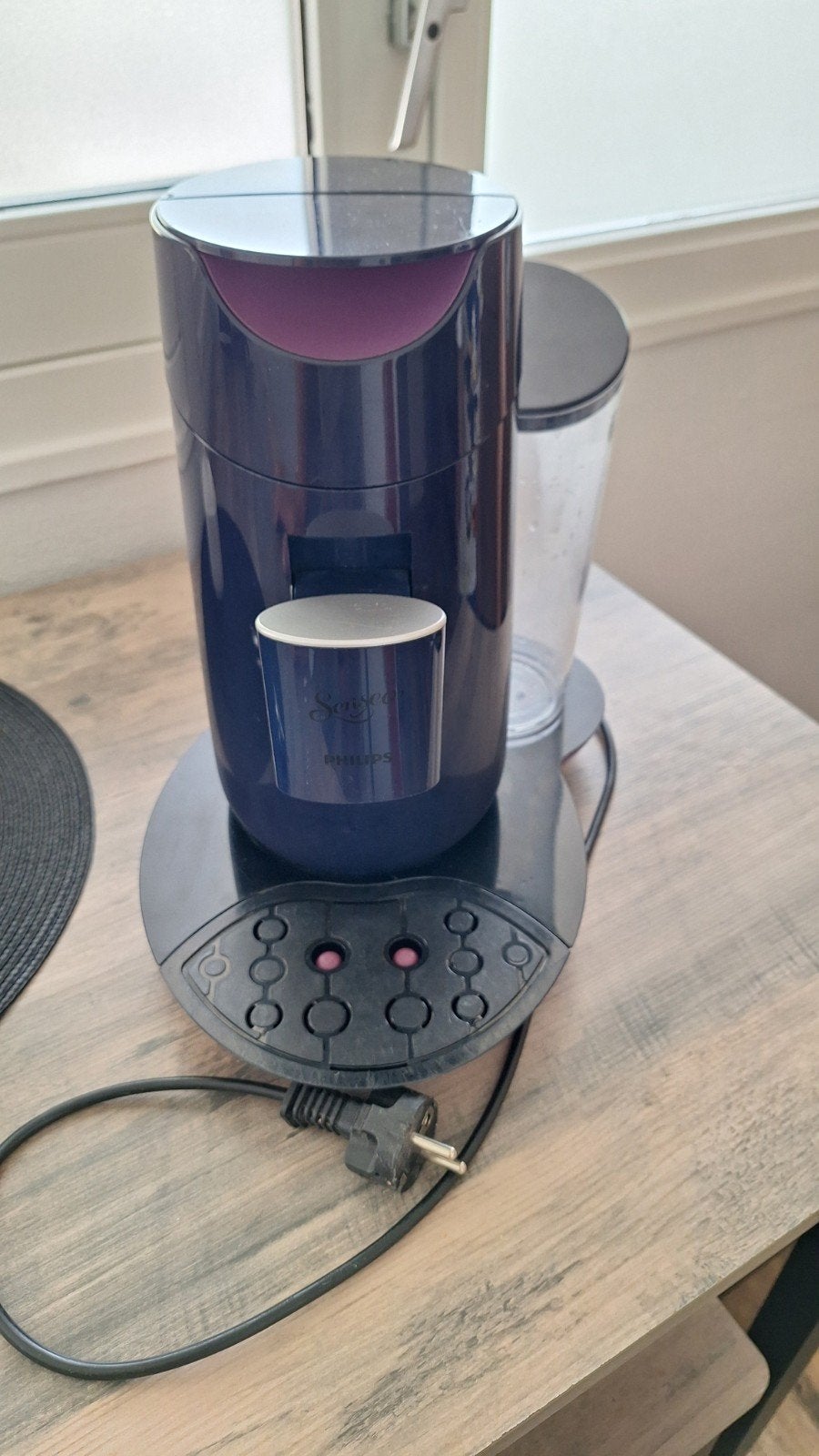 Philips Senseo Koffiezetapparaat - Donkerblauw, Ophalen, Gebruikt, Koffiemachine, 2 tot 4 kopjes