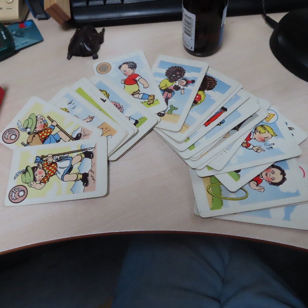 Oud zwarte piet spel 1945- 1978 van Jumbo zonder doos, Drie of vier spelers, Verzenden