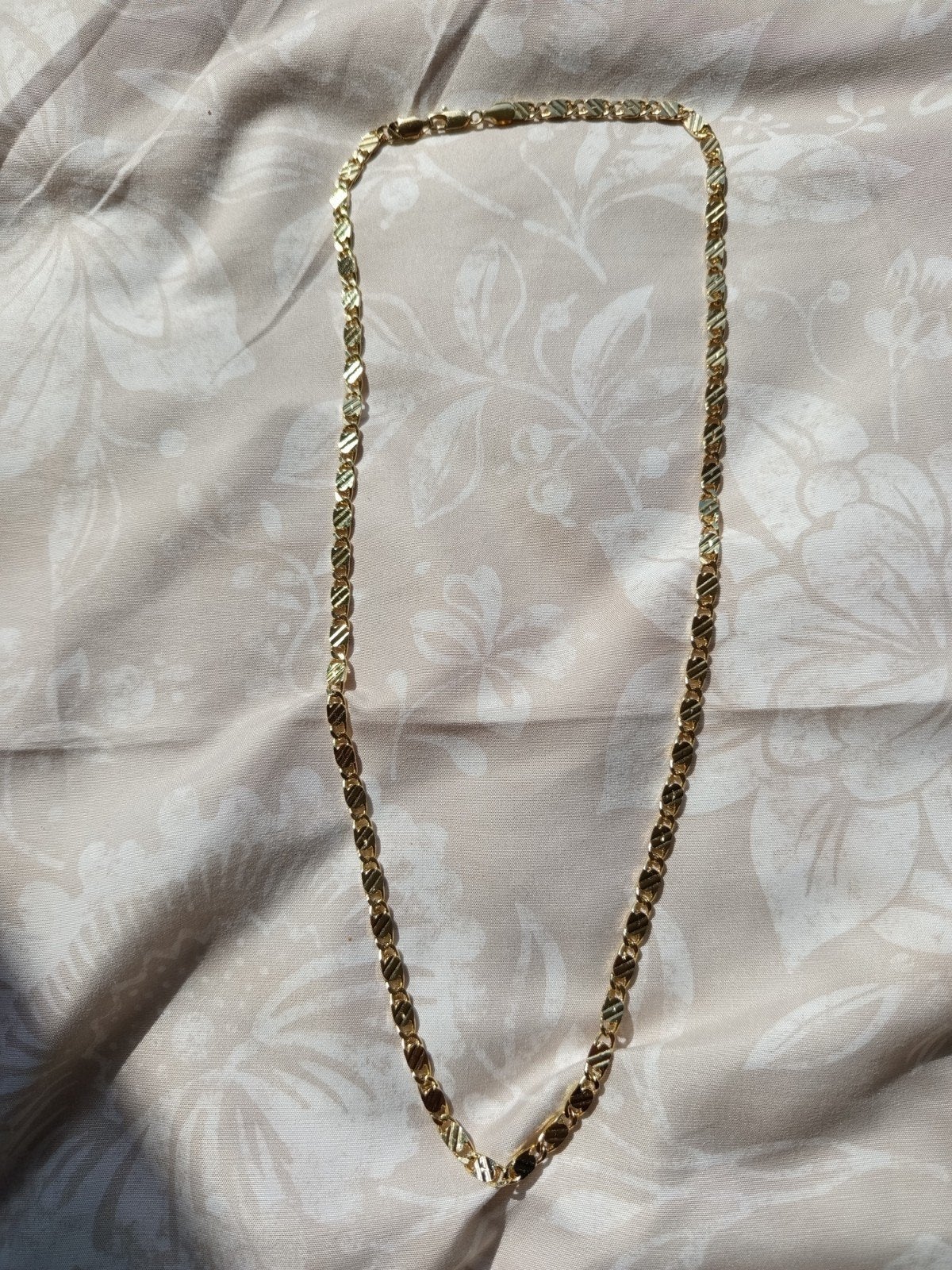 ketting verguld goud top conditie, Ophalen of Verzenden, Zo goed als nieuw, Goud, Goud