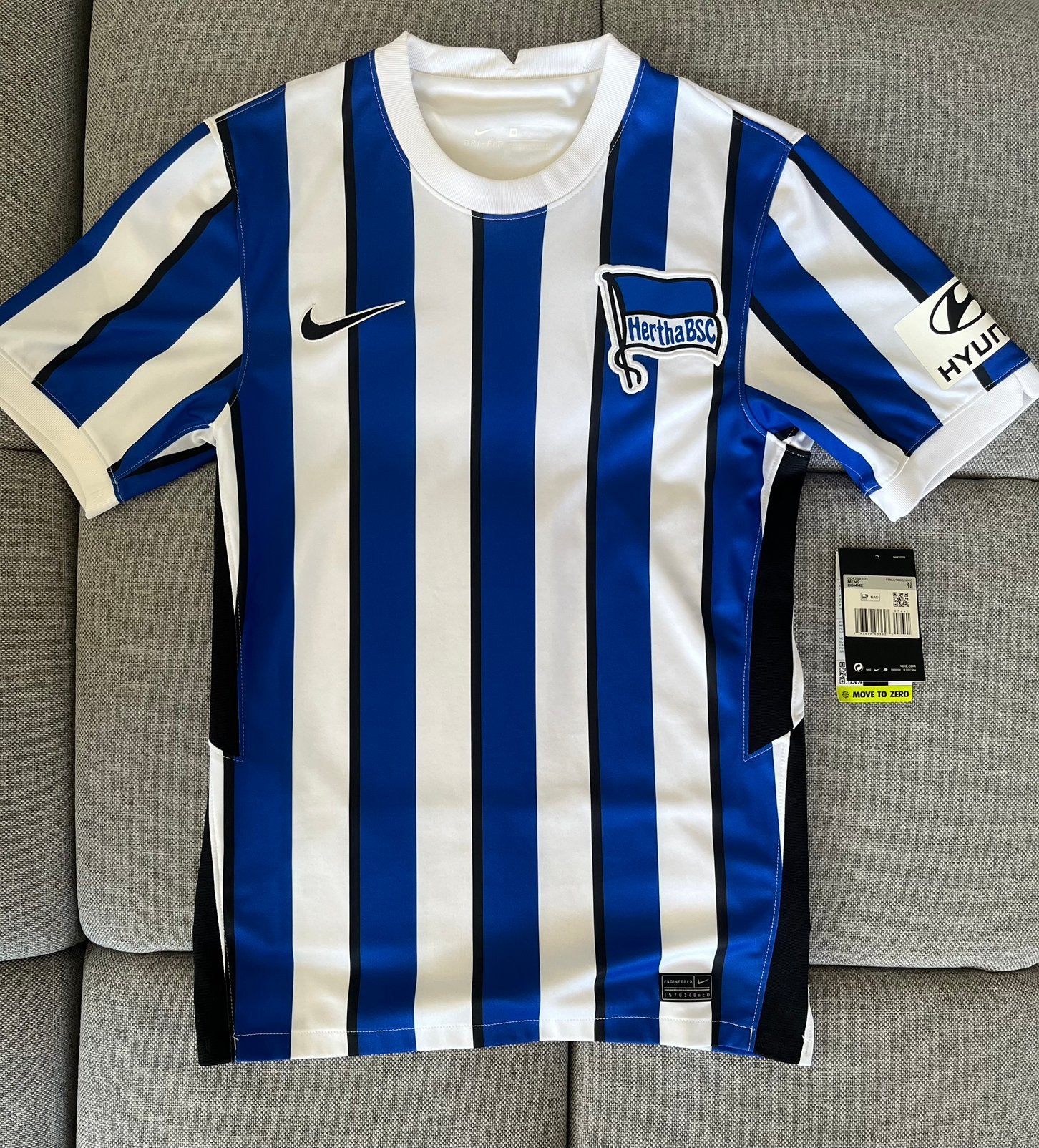 Nieuw Origineel Nike Hertha BSC Shirt 2020-2021 Maat XS, Blauw, Nieuw, Ophalen of Verzenden, Voetbal