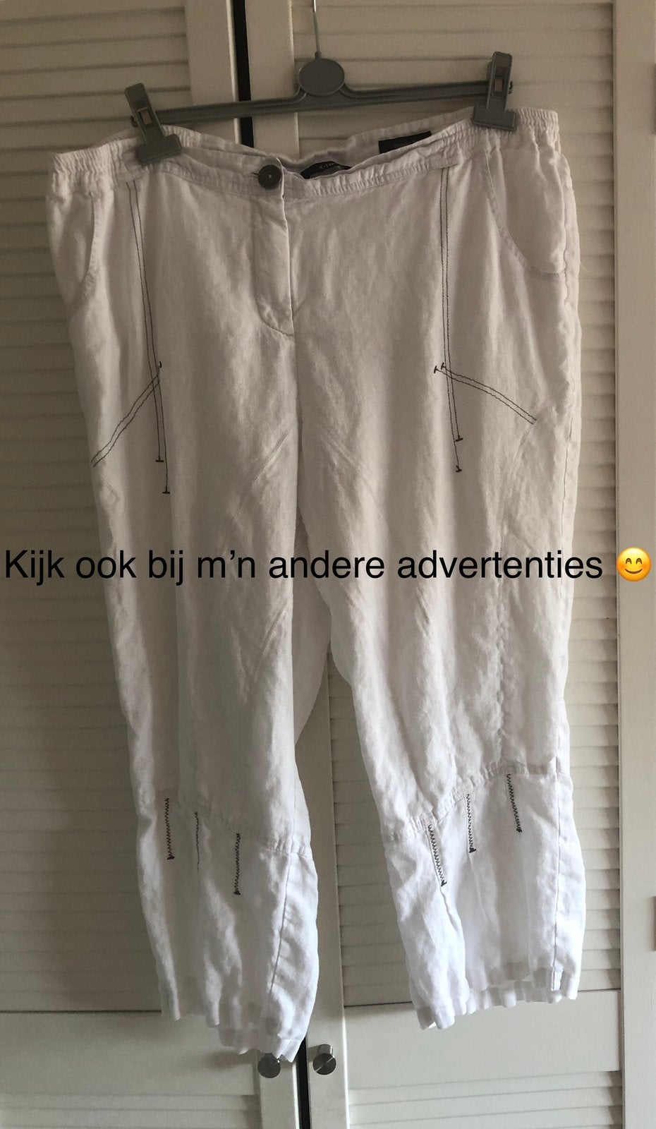 X-two 3/4 broek maat 46, linnen, Kleding | Dames, Ophalen of Verzenden, Zo goed als nieuw