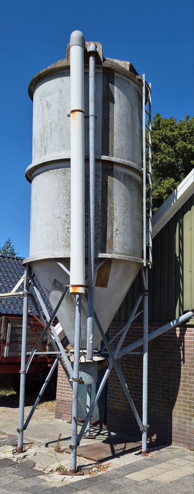voersilo, brok silo, Ophalen