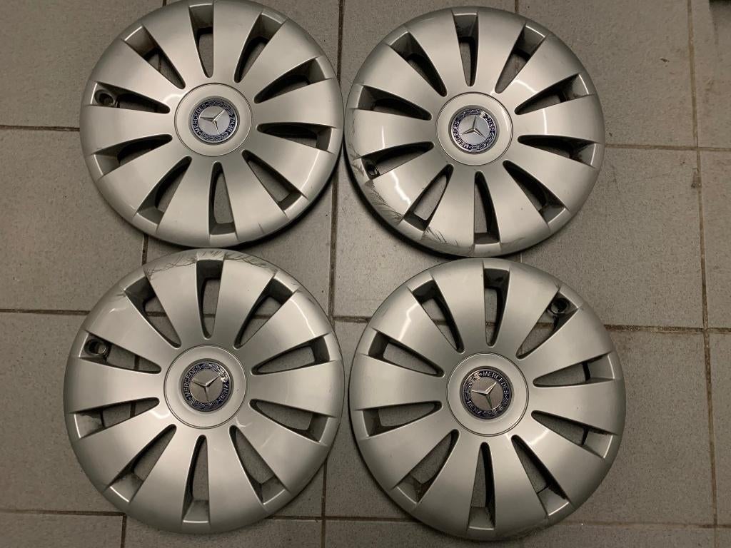 Wieldoppen 15 inch Mercedes A-klasse wieldeksels, Ophalen, Gebruikt
