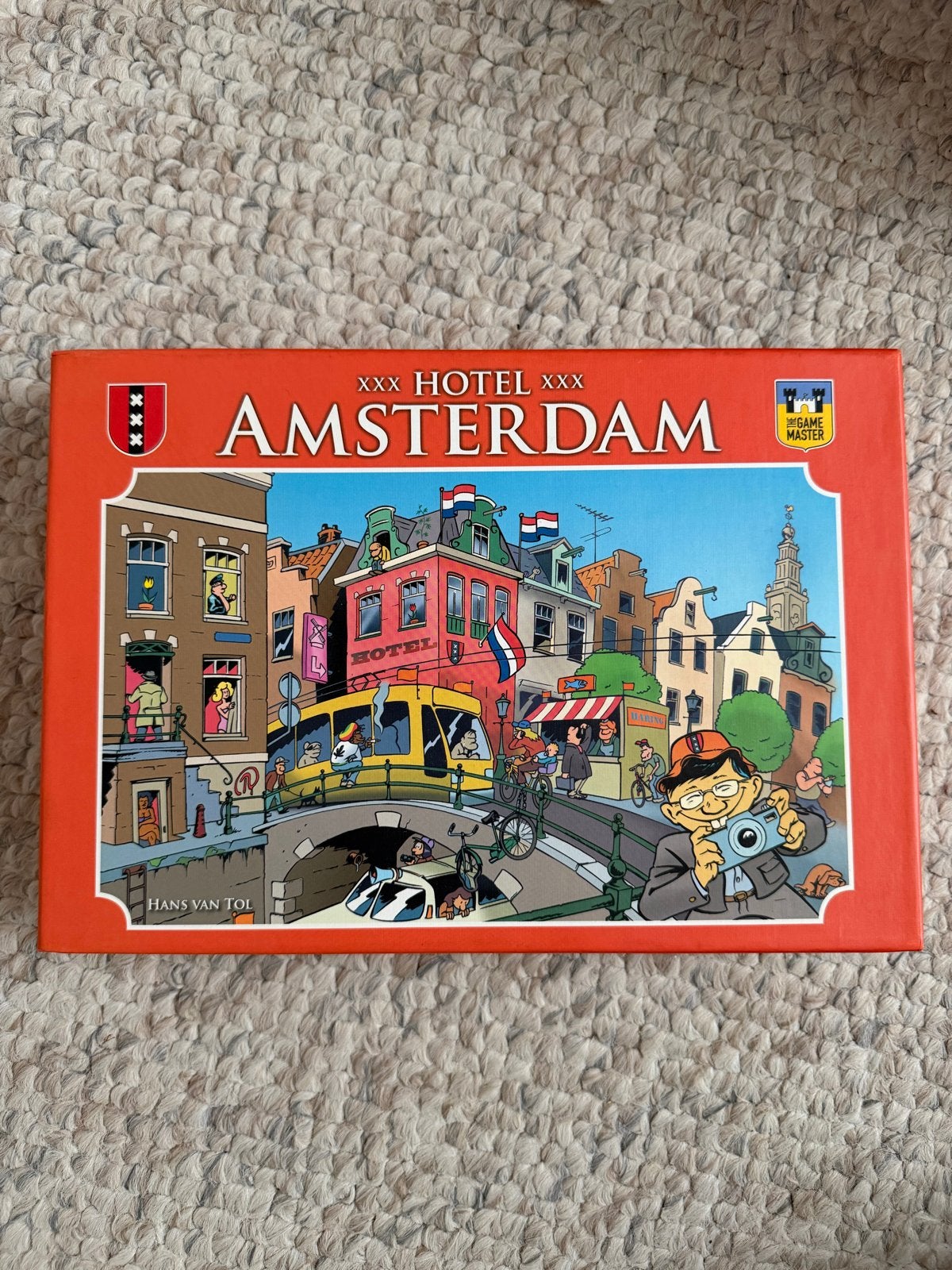 Hotel Amsterdam Bordspel - Compleet en Zo Goed als Nieuw, Ophalen of Verzenden, Zo goed als nieuw