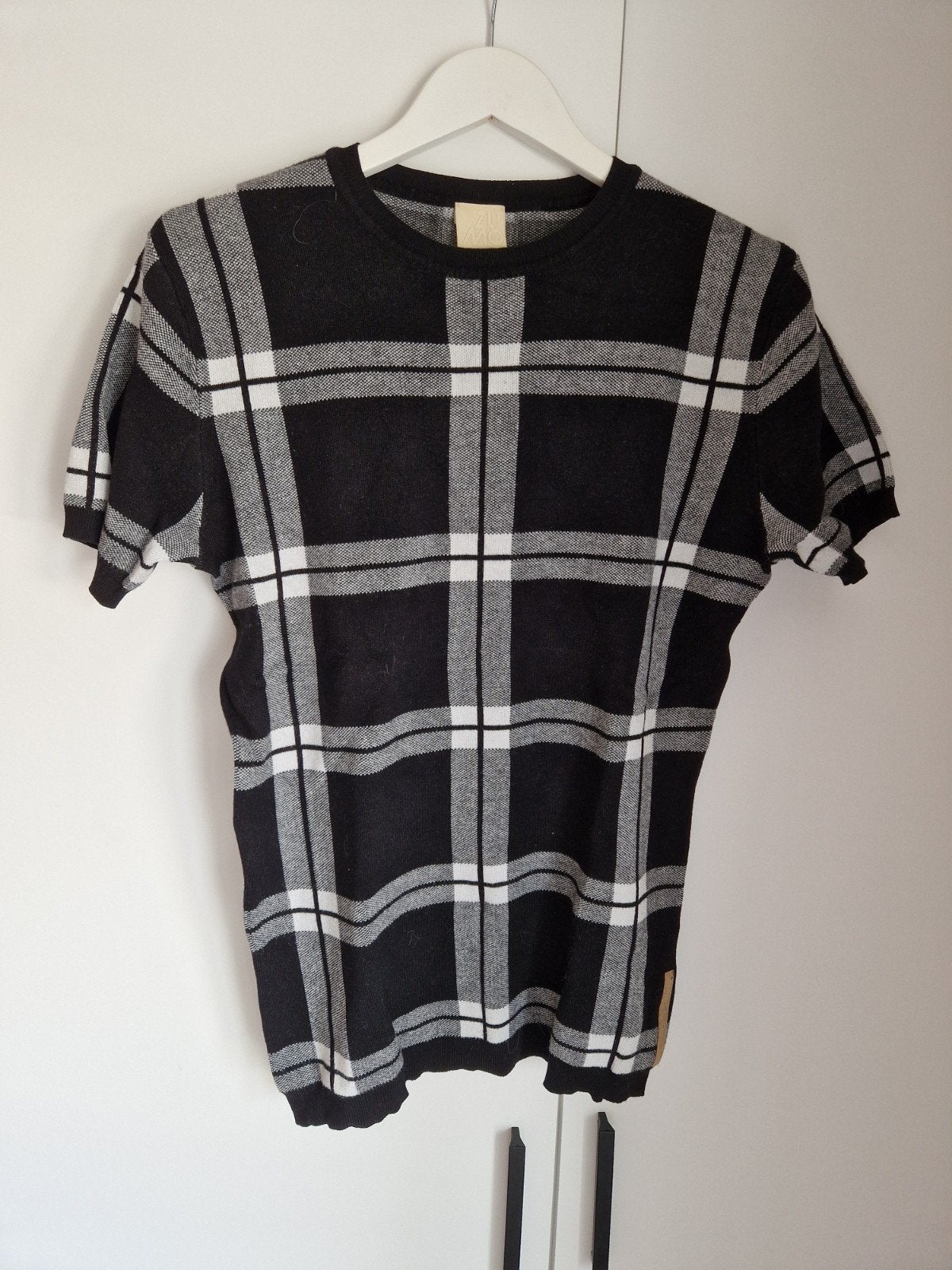 ZUMO Heren T-shirt Zwart Geruit Maat M, Maat 48/50 (M), ZUMO, Zwart, Ophalen of Verzenden
