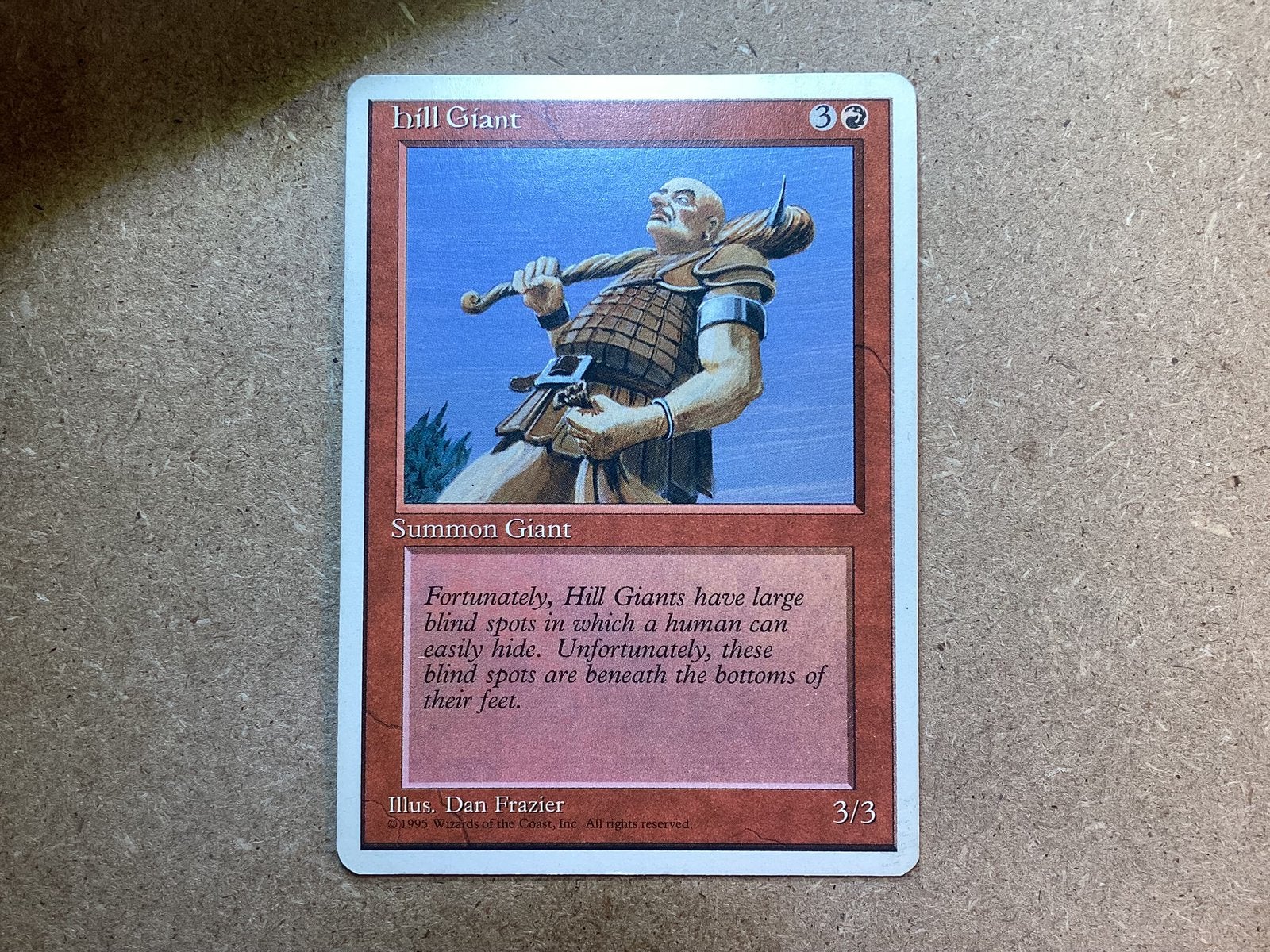 1x Hill Giant (Light Played), Ophalen of Verzenden, Gebruikt, Losse kaart