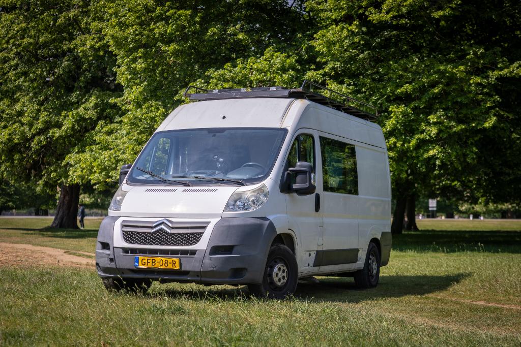 Zelfgebouwde Citroën Jumper Camper | Motor gereviseerd, Overige merken, Buscamper of Camperbus, Ladder, Ford