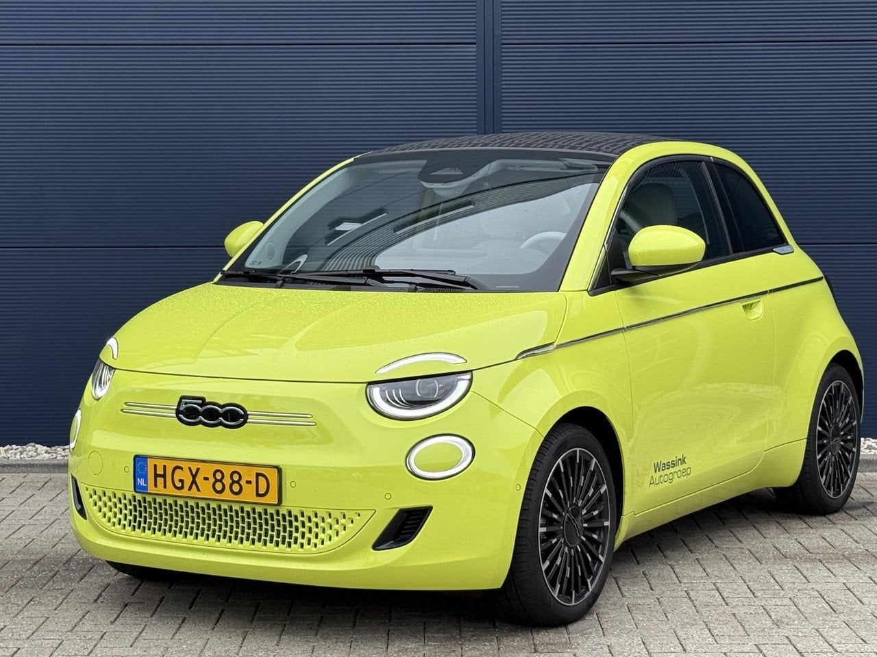 Fiat 500C La Prima Cabrio 42kWh I Navigatie I Adaptive Cruis, Auto's, Automaat, Gebruikt, 118 pk, 4 stoelen