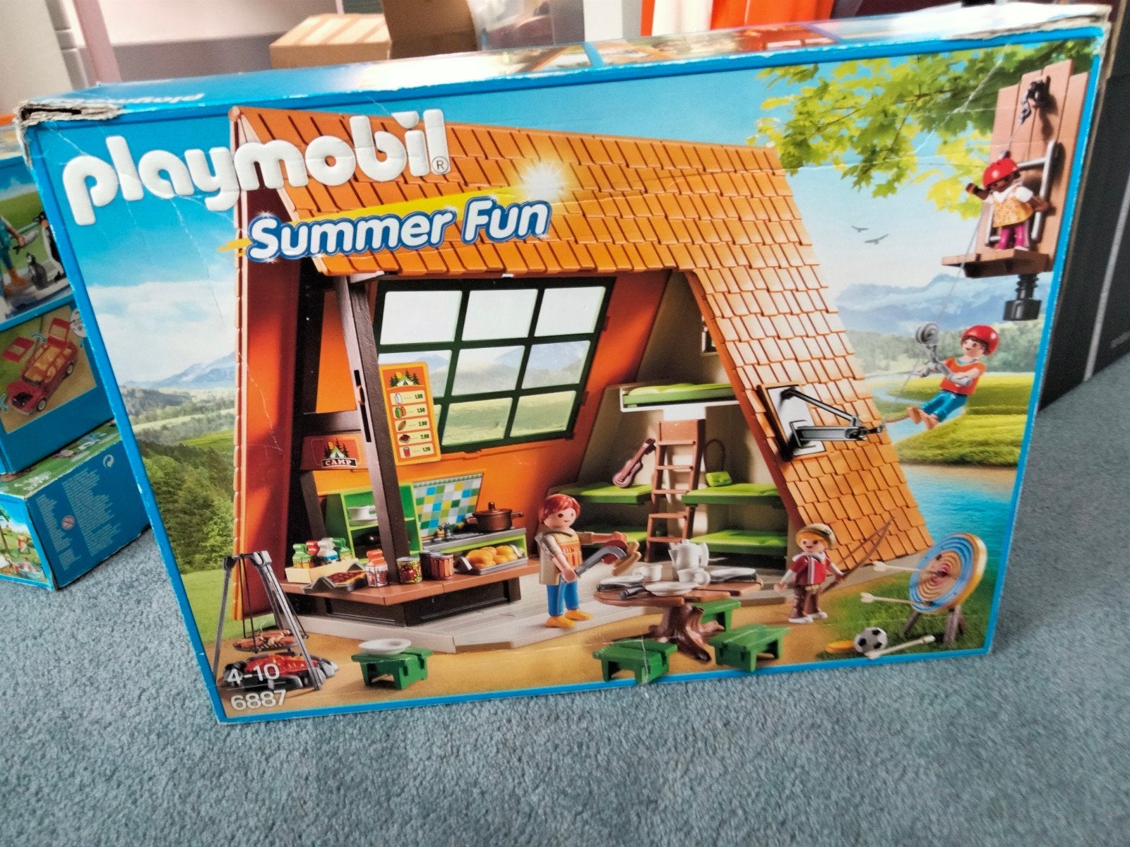Zeer mooi vakantiehuis in doos van Playmobil., Ophalen of Verzenden, Zo goed als nieuw