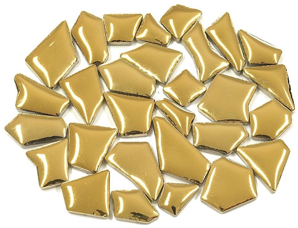 Flip keramische mini mix mozaïek de luxe à 65 gram goud, Hobby en Vrije tijd, Goud, ., Nieuw, Ophalen of Verzenden