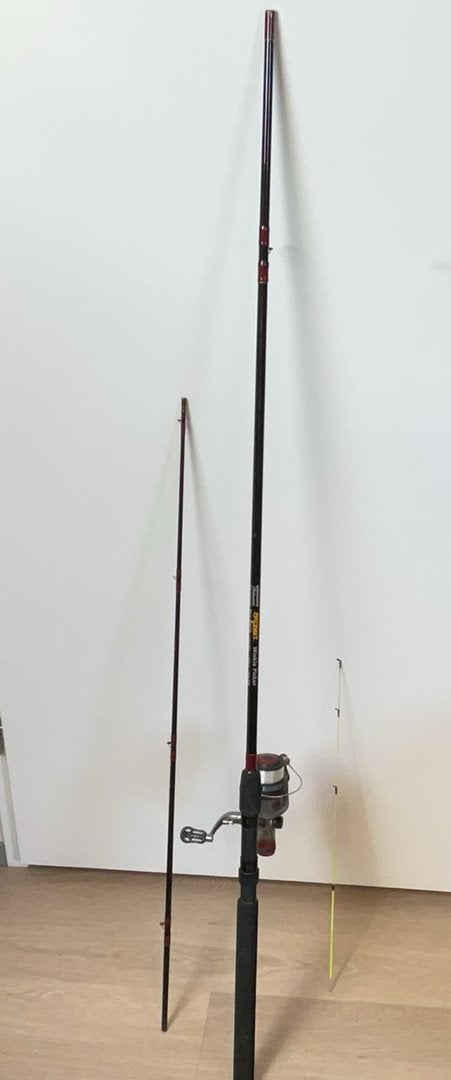Winkel picker hengel met molen, Watersport en Boten, Ophalen, Zo goed als nieuw, Werphengel