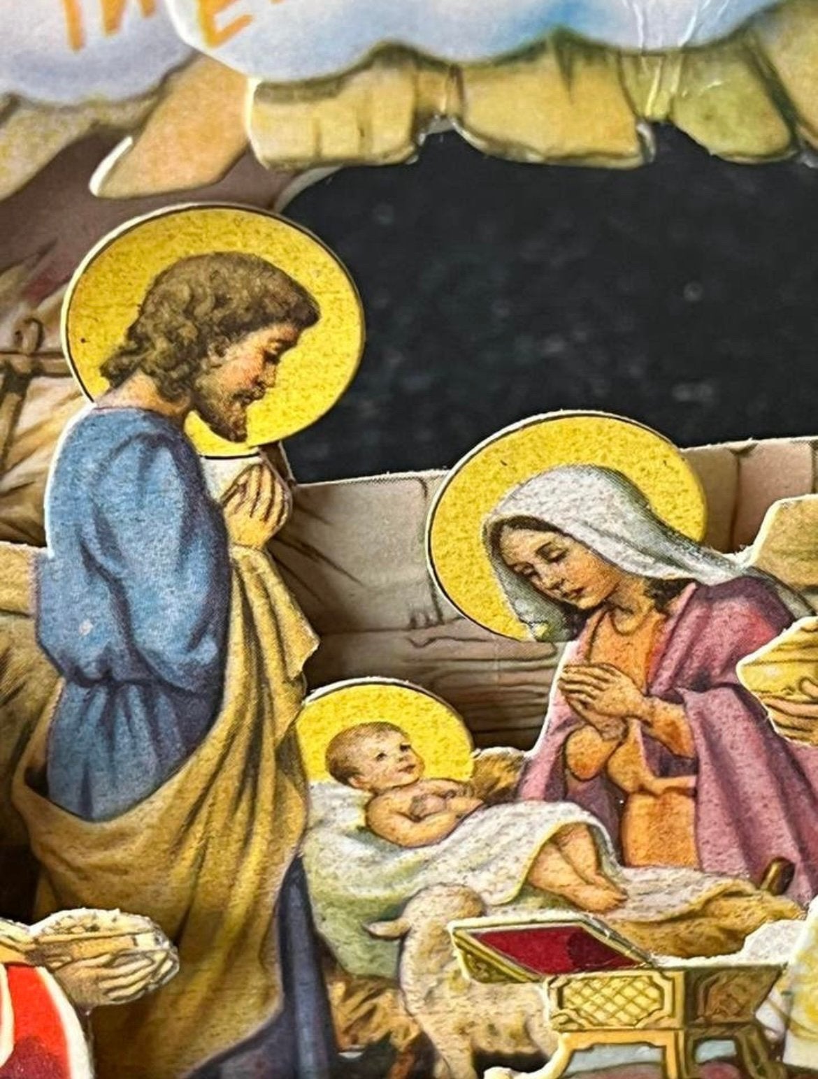 Oudere pop-up kerstkaart, Verzenden