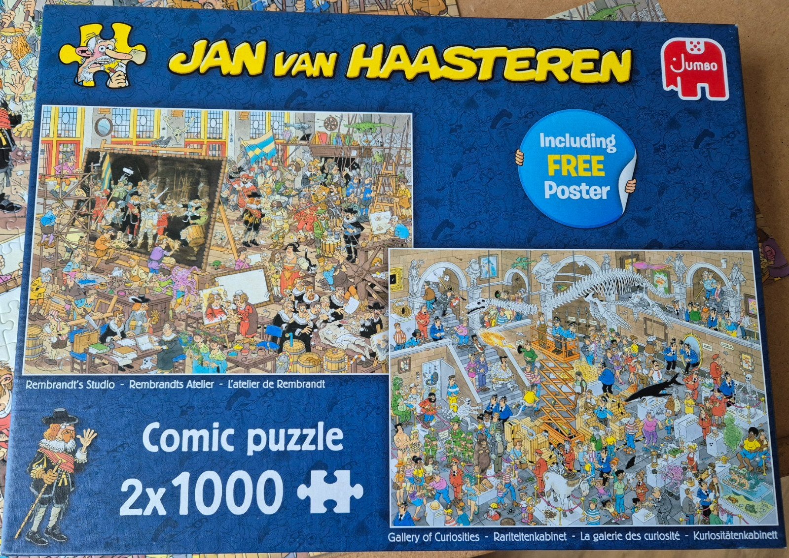 JAN VAN HAASTEREN 2X1000, Ophalen, 500 t/m 1500 stukjes, Zo goed als nieuw