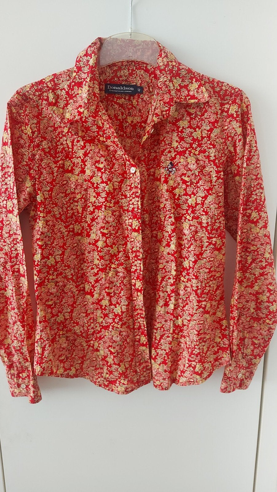 Donaldson Mickey Mouse Bloemen Blouse Maat 40, Maat 38/40 (M), Donaldson, Ophalen of Verzenden, Zo goed als nieuw