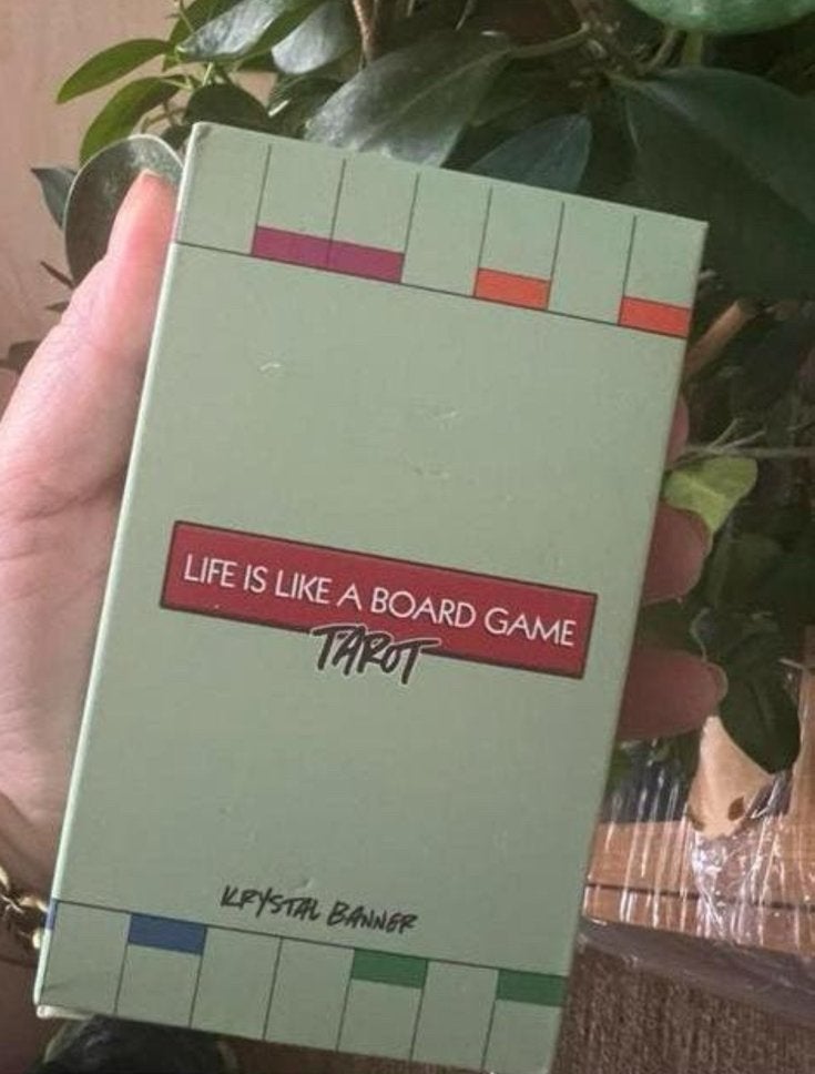 NEW- Life is a Board Game Tarot by Kaleidadope, Ophalen of Verzenden, Zo goed als nieuw, Tarot of Kaarten leggen, Overige typen