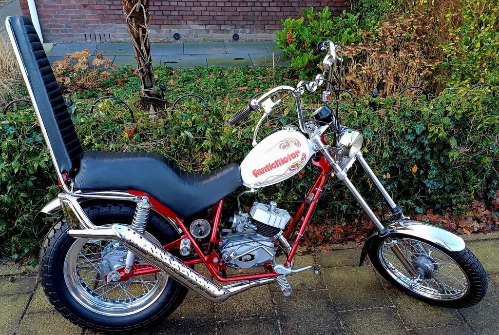 Fantic Motor Chopper Brommer - Unieke Klassieker, Fietsen en Brommers, Ophalen, Gebruikt, Maximaal 45 km/u, Fantic