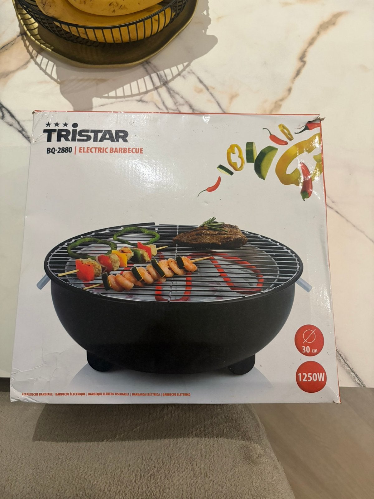 Elektrische barbecue, nieuw in doos!, Tuin en Terras, Elektrische barbecues, Ophalen of Verzenden, Nieuw