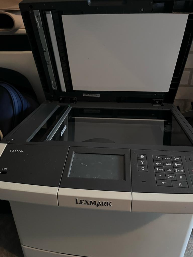 Lexmark printer cx417de, Computers en Software, Printers, Ophalen, Zo goed als nieuw