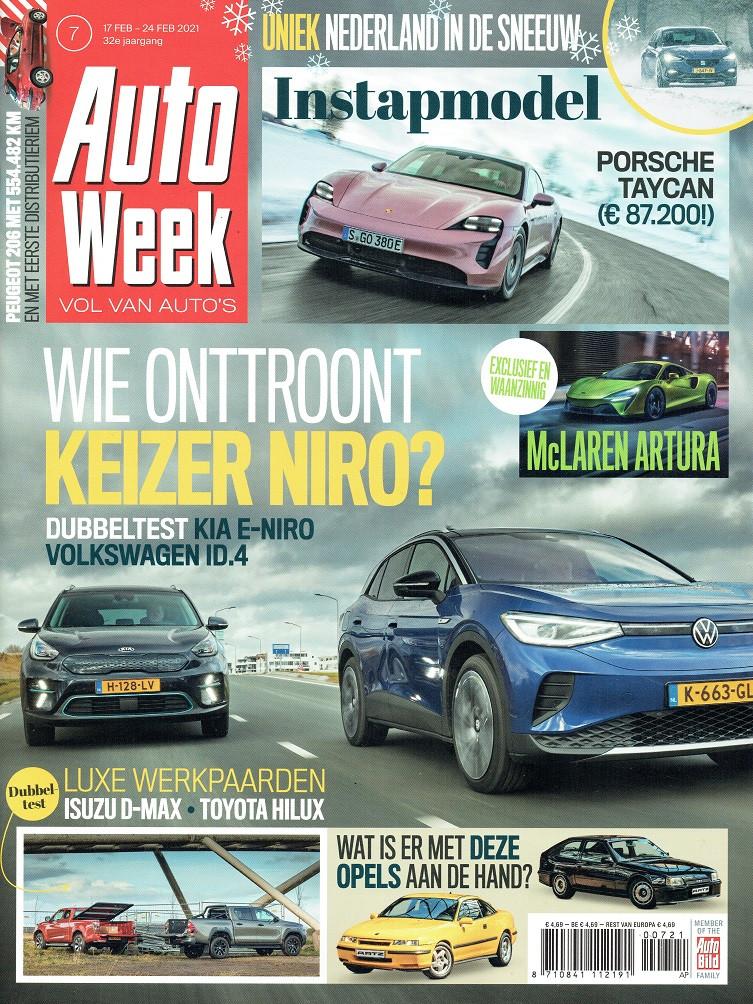 Autoweek 2021 nr. 7 (o.a. Kia e-Niro & Volkswagen ID.4), Boeken, Verzenden, Gelezen, Algemeen
