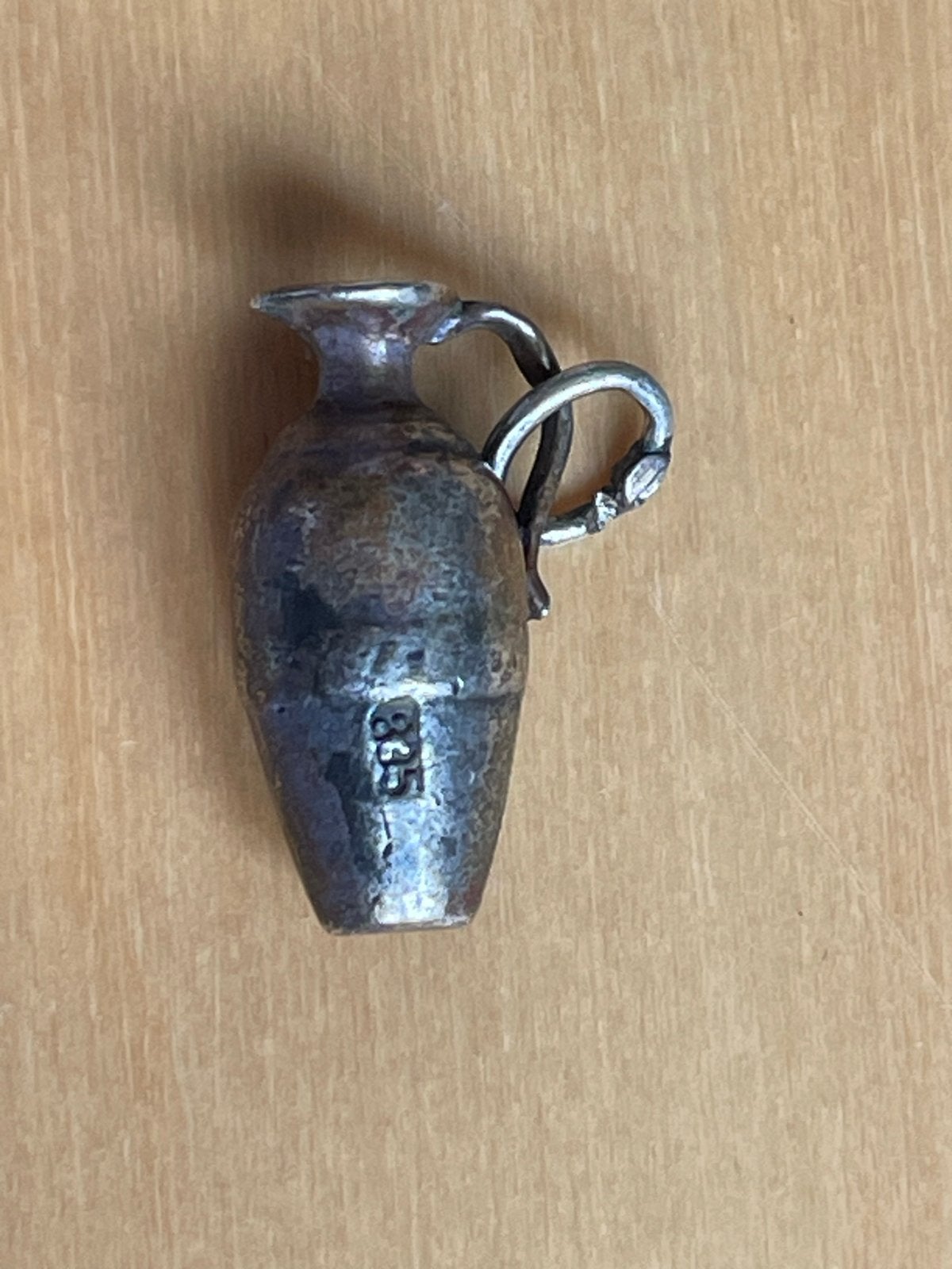 Vintage bedel zilver vaasje / kan, Ophalen of Verzenden