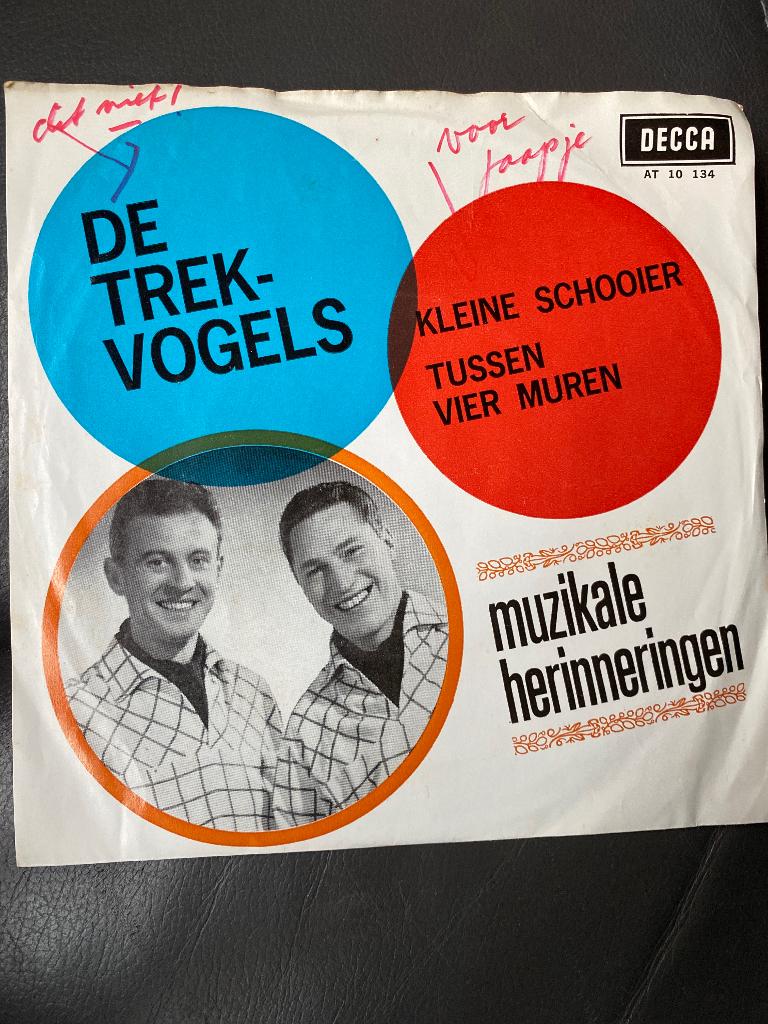 De Trekvogels : Kleine Schooier ( single vinyl), Ophalen of Verzenden, Gebruikt