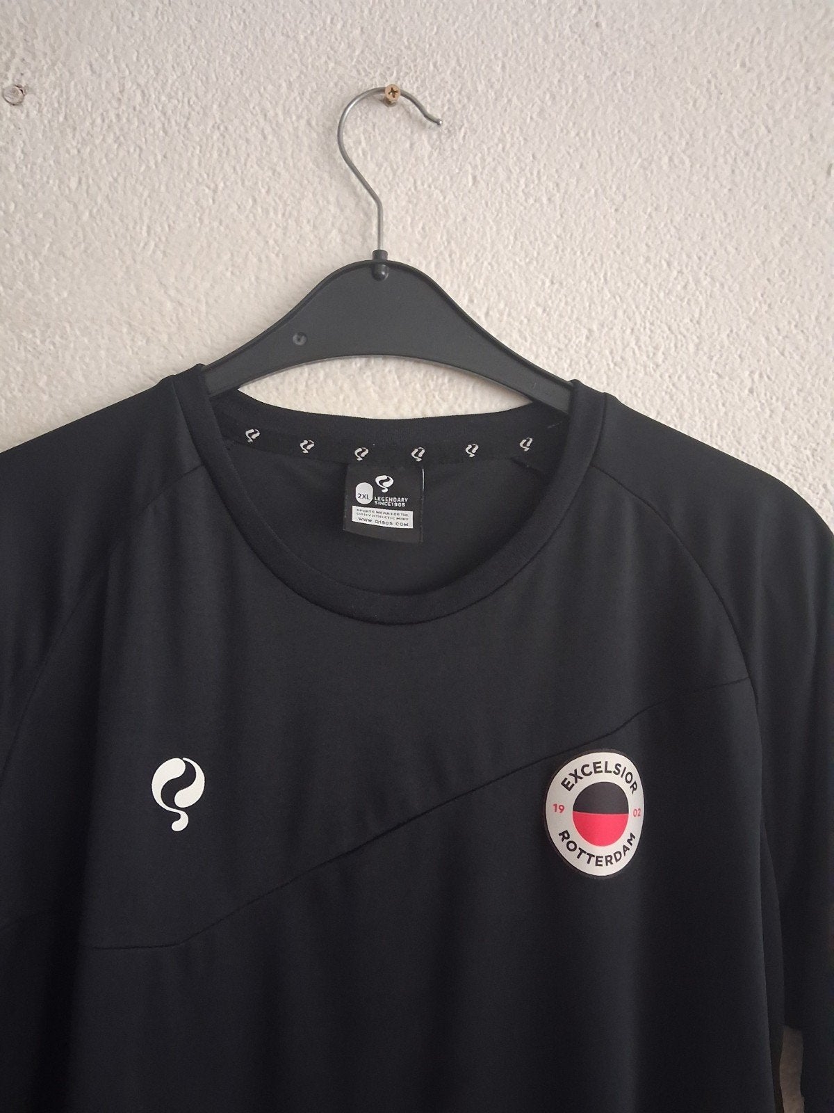 Excelsior Rotterdam Trainingsshirt Zwart Maat 2XL, Q1905, Zwart, Overige maten, Ophalen of Verzenden