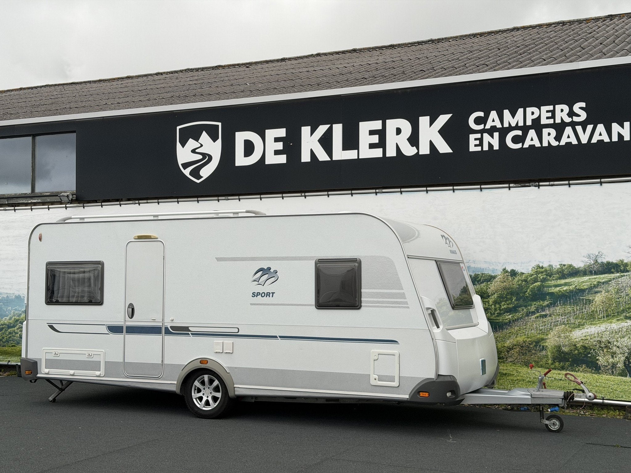 Knaus SPORT 500 FU (bj 2008), 7 tot 8 meter, Bedrijf, Info@deklerkcaravans.nl, Knaus