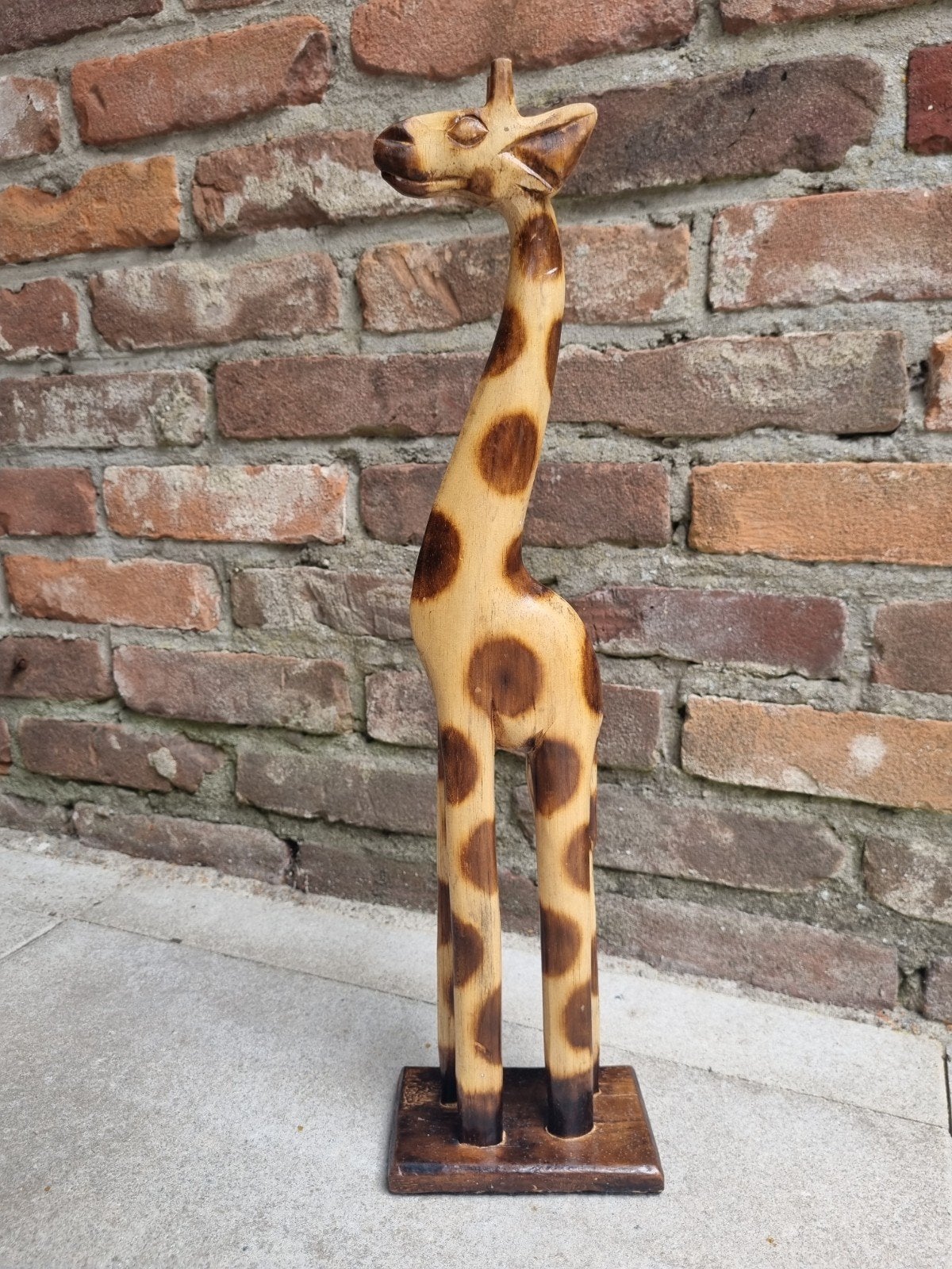 Houten Giraffe Beeld - Decoratief Afrikaans Design, Ophalen, Houtsnijwerk
