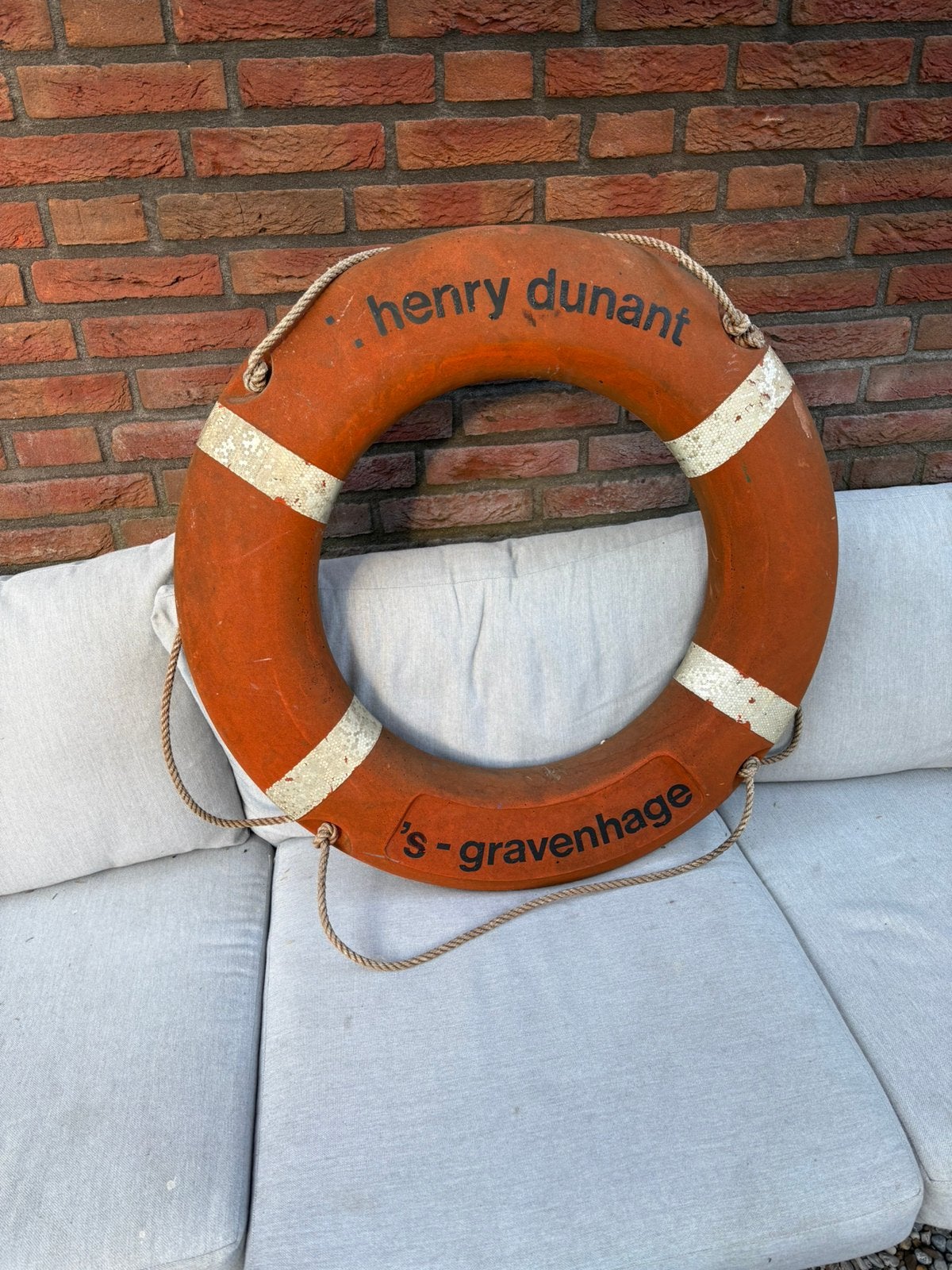 Reddingsboei J. Henry Dunant II Camper & nicholsons, Ophalen of Verzenden, Gebruikt, Overige typen