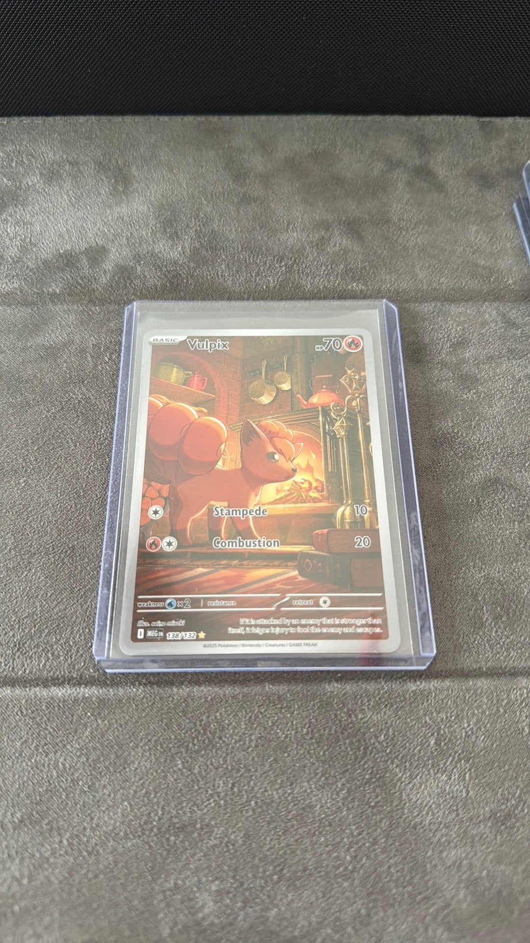 Pokémon vulpix 138/132 NM, Ophalen of Verzenden, Zo goed als nieuw