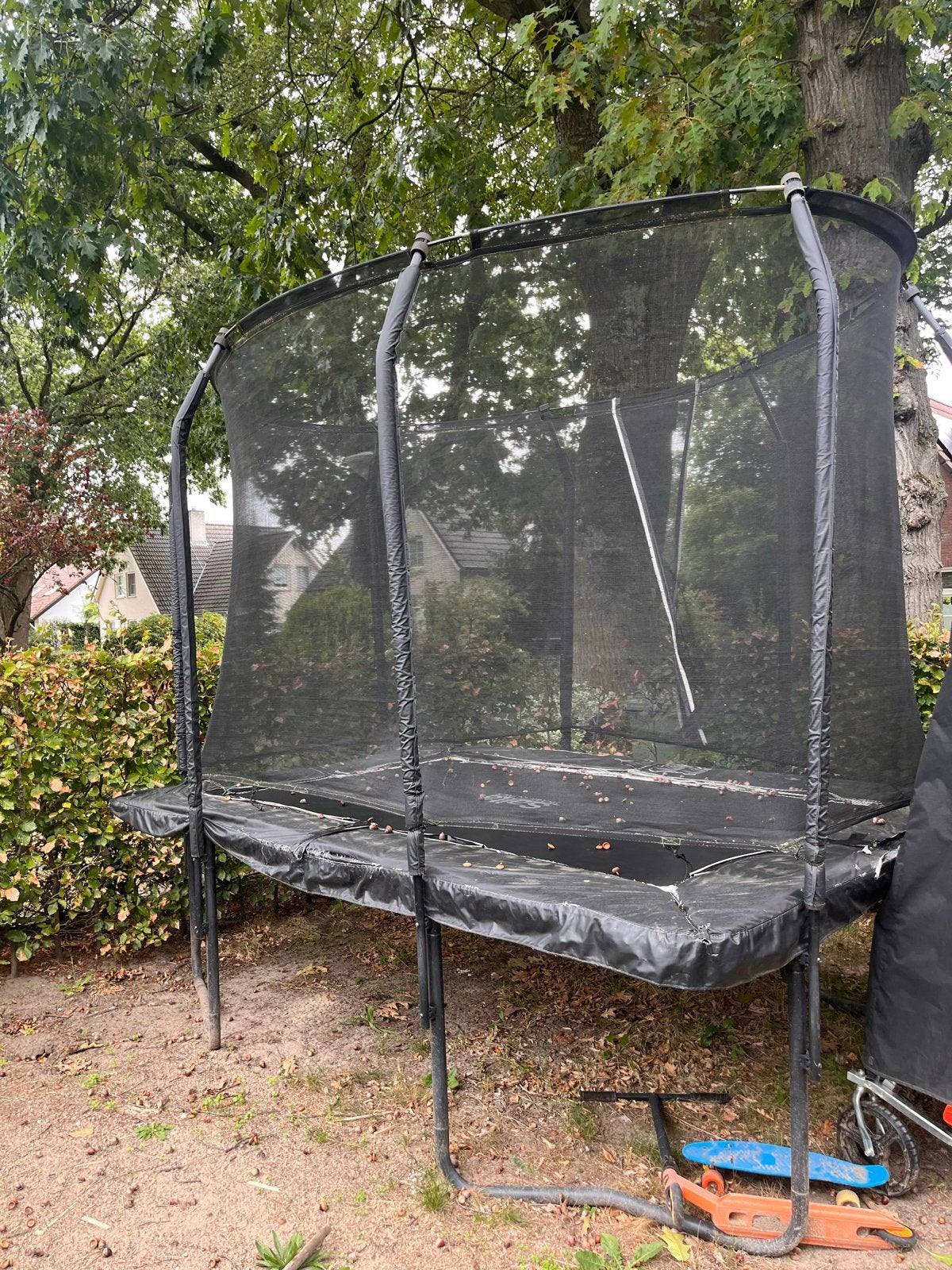Gebruikte trampoline met veiligheidsnet, Ophalen of Verzenden, Gebruikt