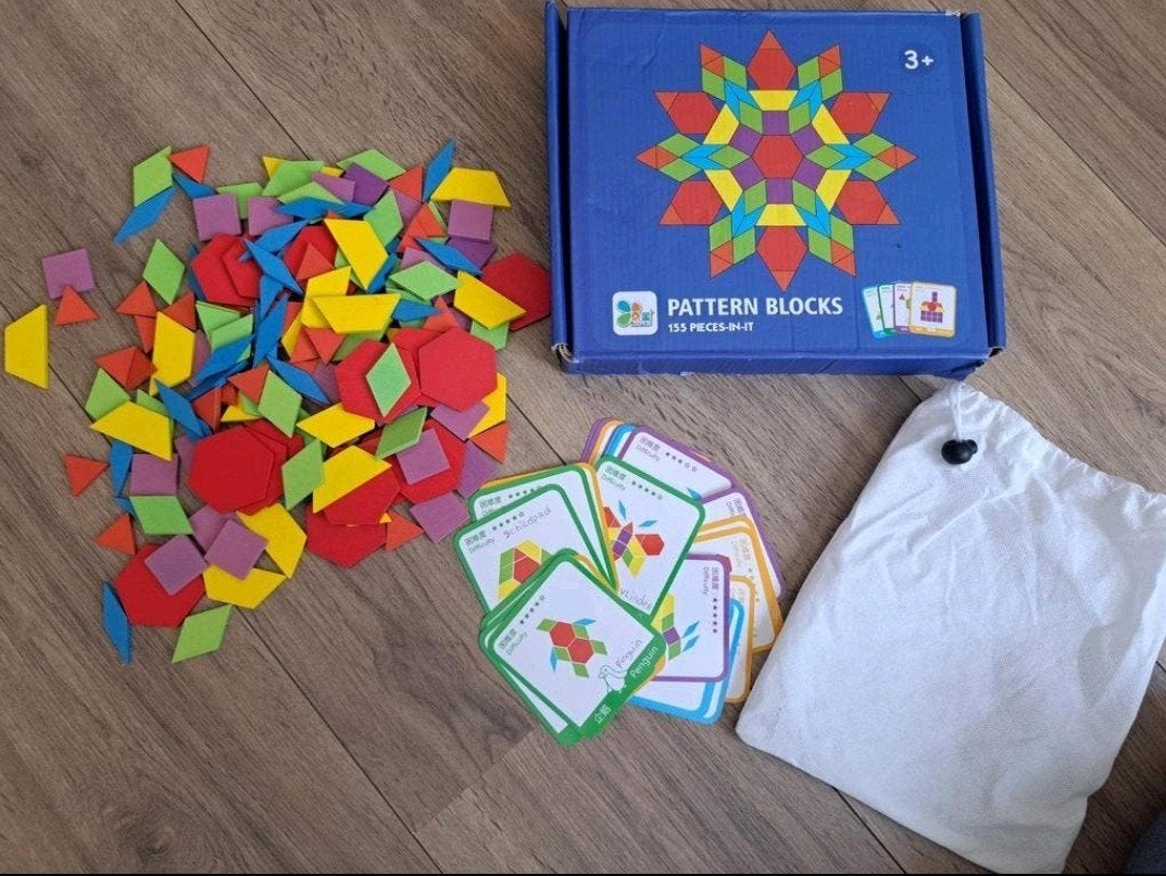 Houten Tangram spel, Ophalen of Verzenden, Zo goed als nieuw, Puzzelen