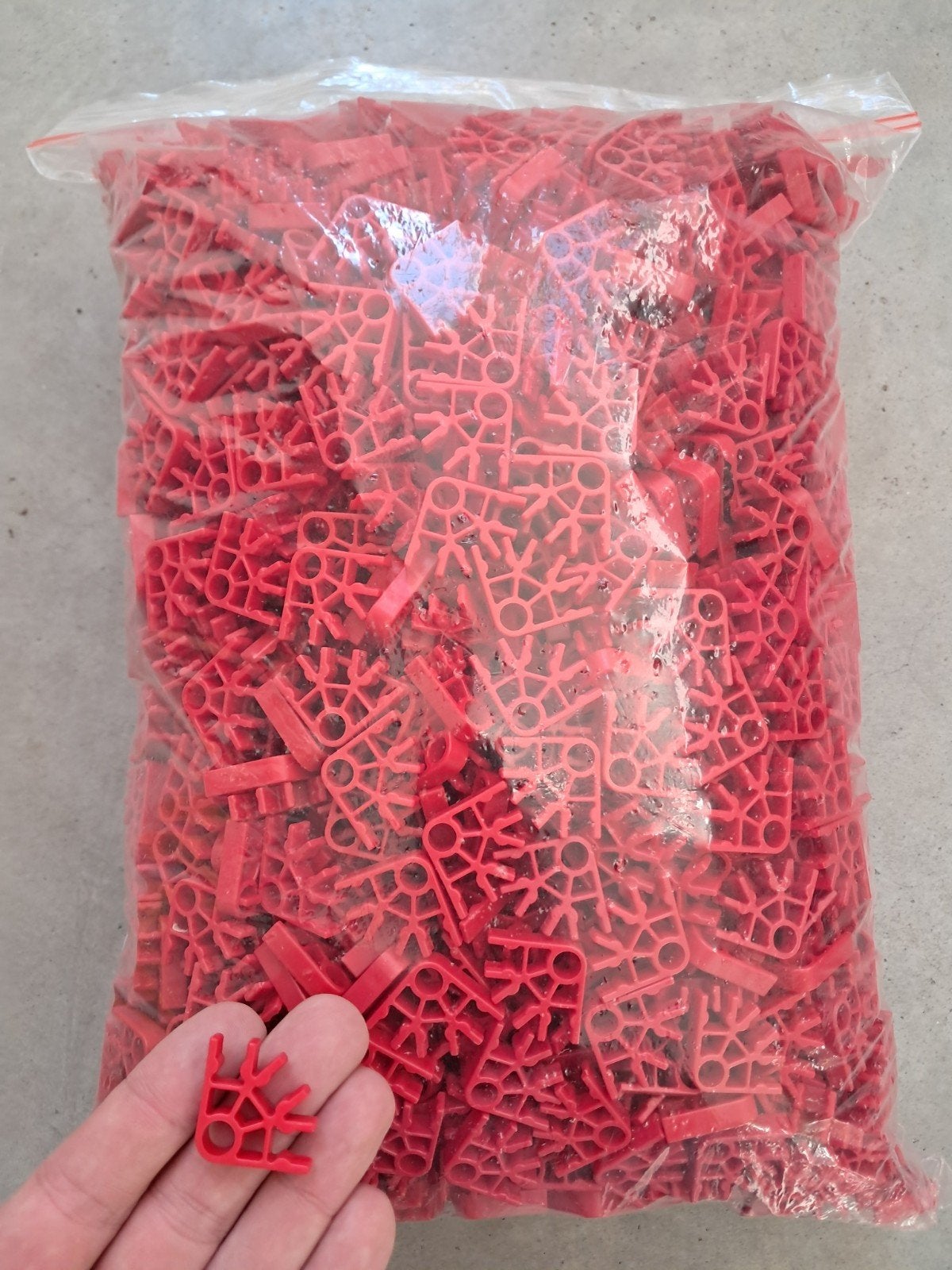 K'nex 3-way connectors rood (ook per stuk verkrijgbaar!), Ophalen of Verzenden, Zo goed als nieuw, K'nex