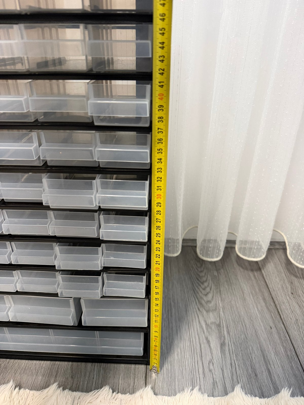 Raaco Ladekast met 44 Lades - Perfect voor Opslag, Huis en Inrichting, Ophalen, Minder dan 50 cm, 5 laden of meer, Zo goed als nieuw