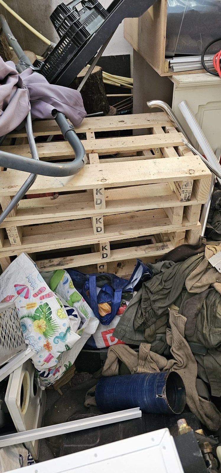Stookhout, Ophalen, Gebruikt, Pallet, Minder dan 200 cm