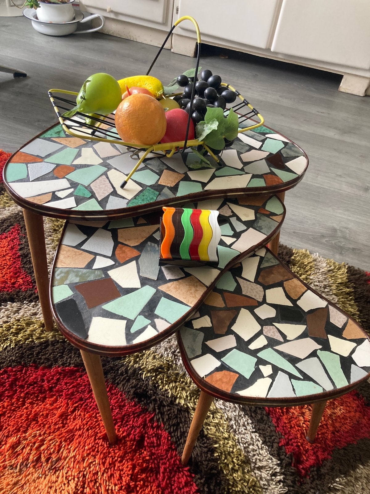 Niertafels, etagère, vintage, Ophalen, Minder dan 55 cm, Zo goed als nieuw, 60 cm of meer