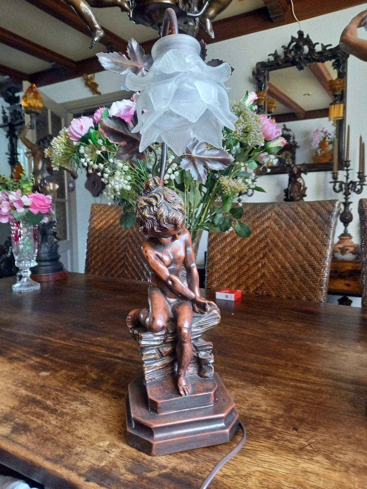 barok beeld schemerlamp, Ophalen