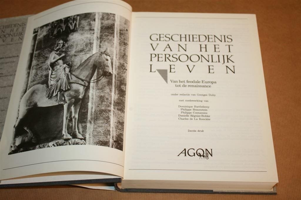 Gesch. v/h persoonlijk leven - Feodale Europa tot Renaisance, Boeken, Ophalen of Verzenden, Zo goed als nieuw, Europa