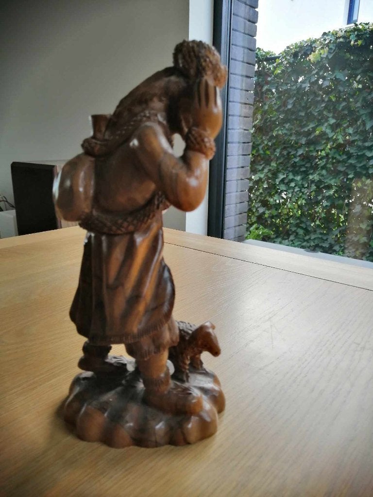 Houten schaapsherder, Ophalen, Zo goed als nieuw