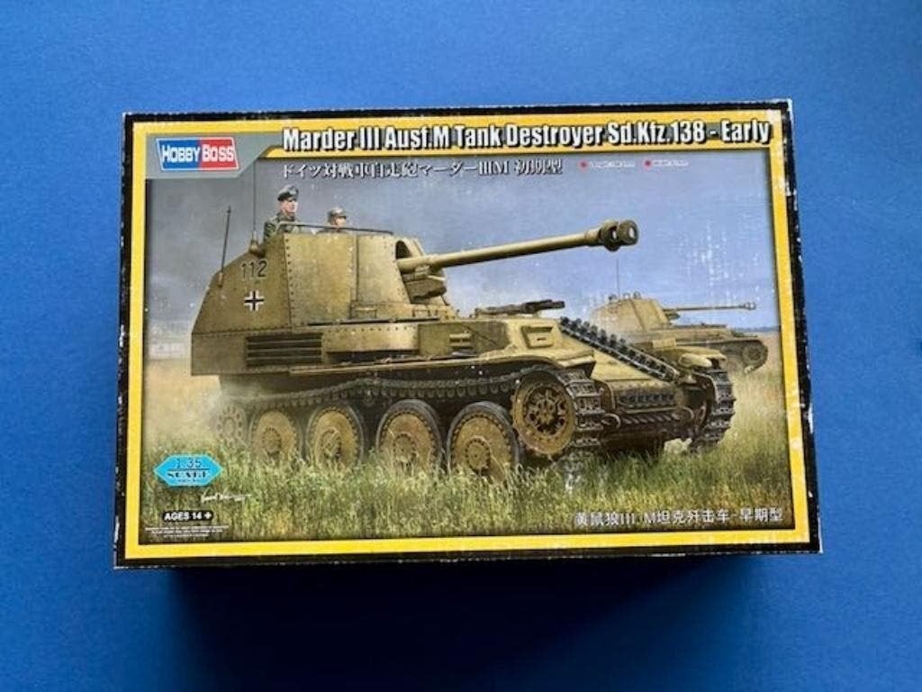 HobbyBoss	80169	Marder III Ausf.M  Sd.Kfz.138	1/35, Overige merken, Tank, Verzenden, 1:32 tot 1:50