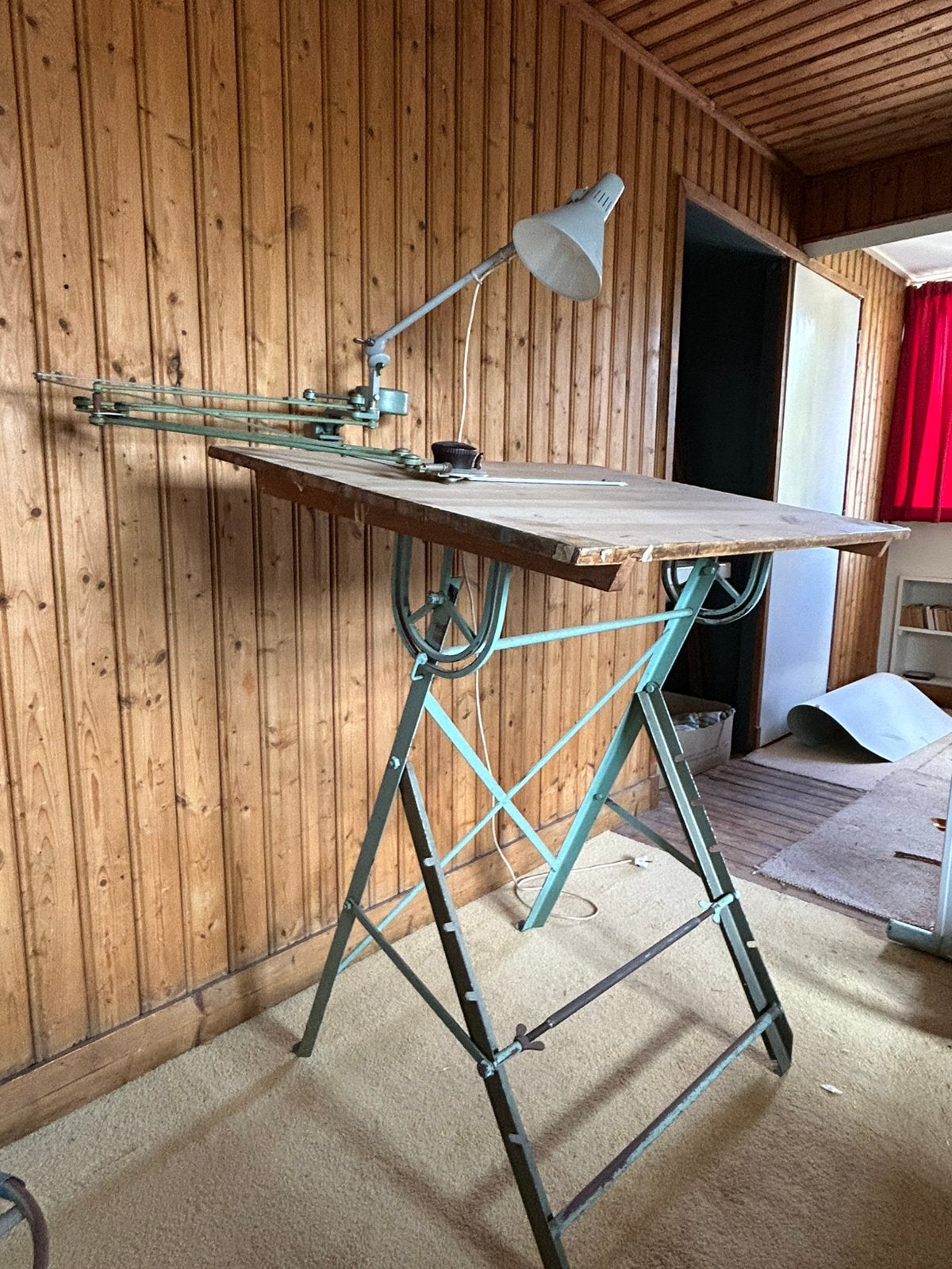 Tekentafel ca 1950., Ophalen