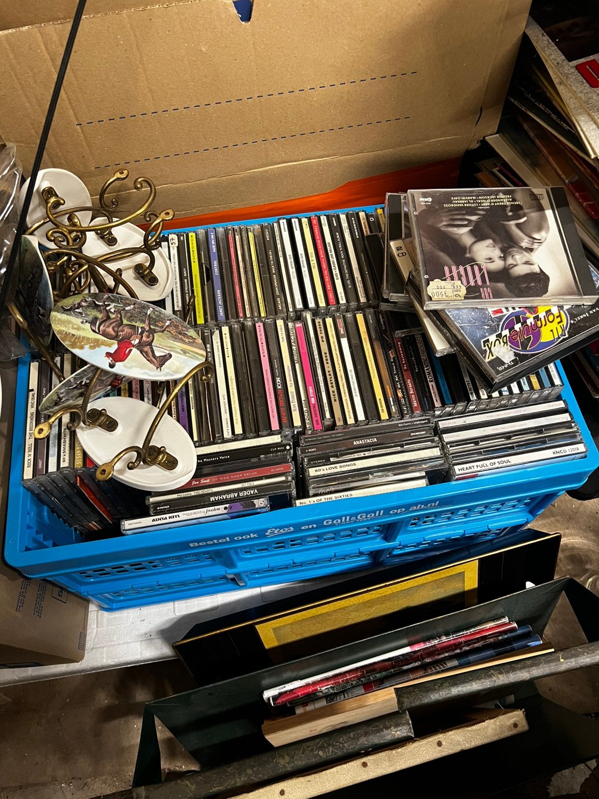 Cd s krat vol diverse, Ophalen, Zo goed als nieuw