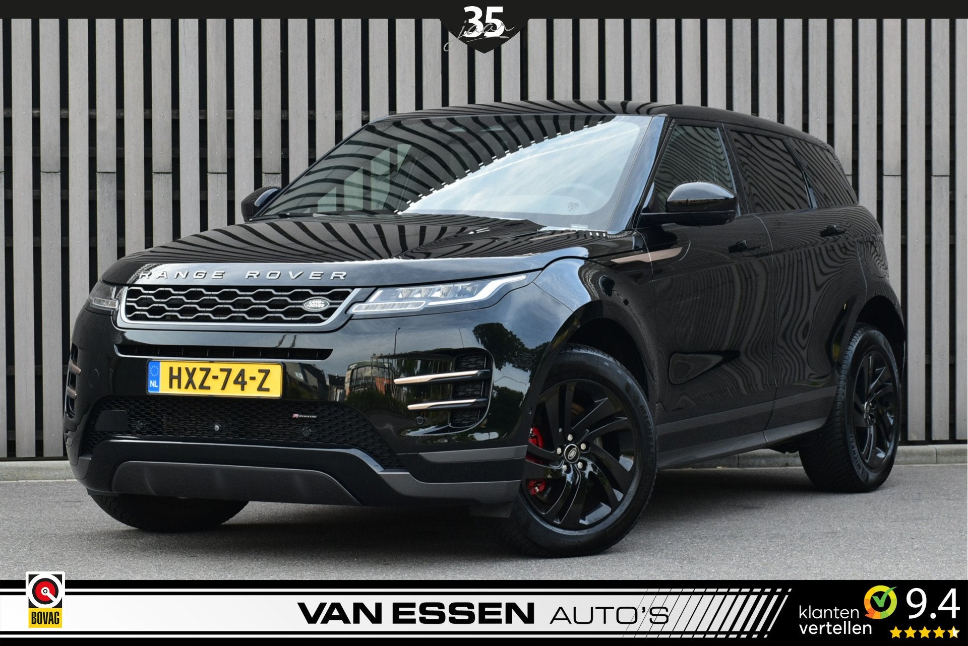Land Rover Range Rover Evoque 1.5 P300e AWD R-Dynamic S Navi, 309 pk, Euro 6, Parkeersensor, Zwart