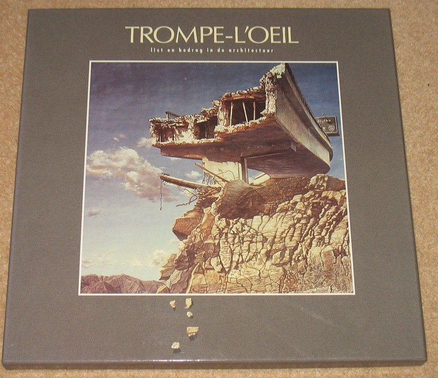 Trompe-l’oeil. List en bedrog in de architectuur; fotomap, Boeken, Verzenden, Zo goed als nieuw, Architecten