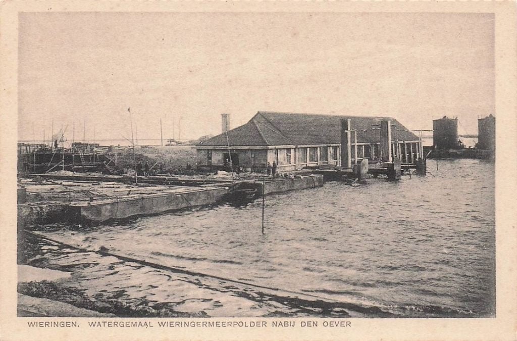 702-493-037 Wieringen Watergemaal Wieringermeerpolder Nabij, Ophalen of Verzenden, Voor 1920, Noord-Holland
