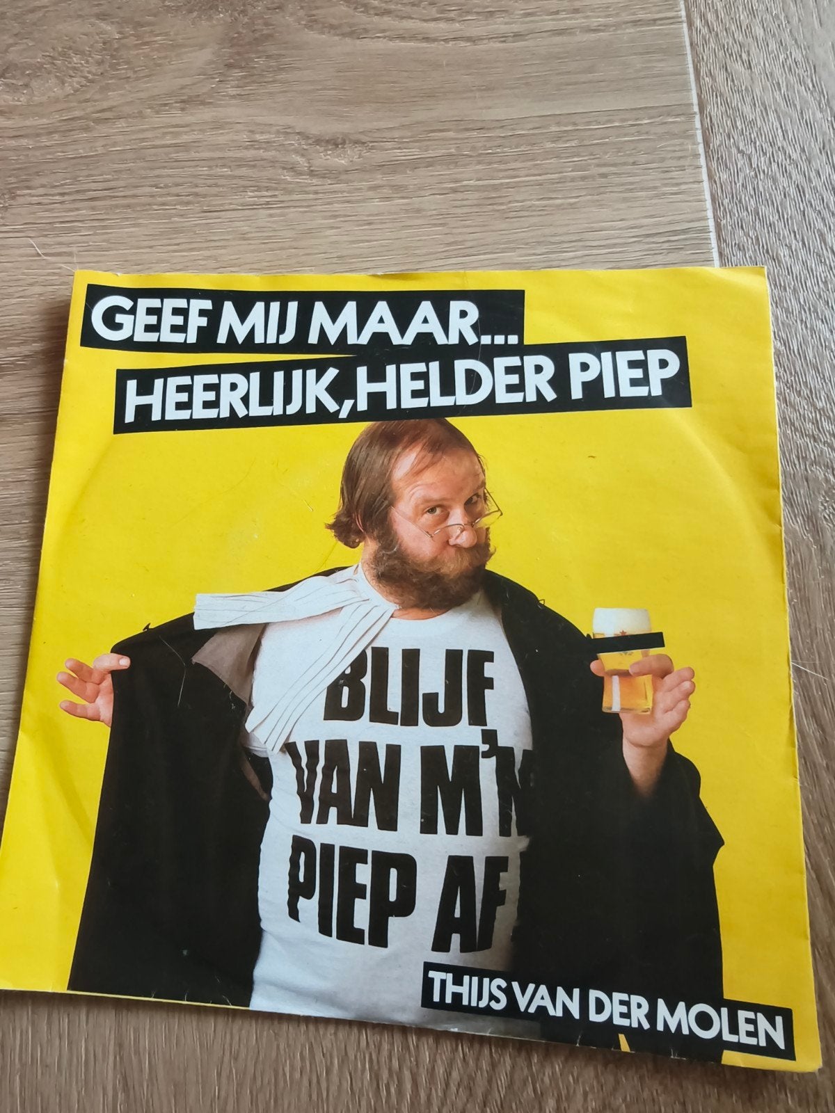 Thijs van der Molen – Heerlijk Helder Piep 7” – zeldzame A/A, Ophalen of Verzenden, Gebruikt, 7 inch, Nederlandstalig