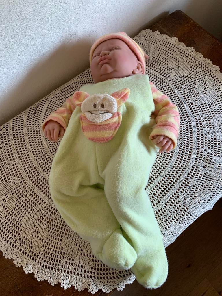 Berenquer doll Special Edition Re-born 55-06 Baby pop, Ophalen of Verzenden, Zo goed als nieuw, Babypop