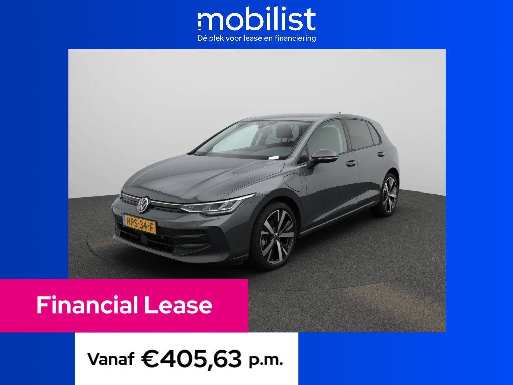 Volkswagen Golf 1.5 eHybrid Life Edition (bj 2025), Automaat, Bedrijf, 1700 kg, Zilver of Grijs