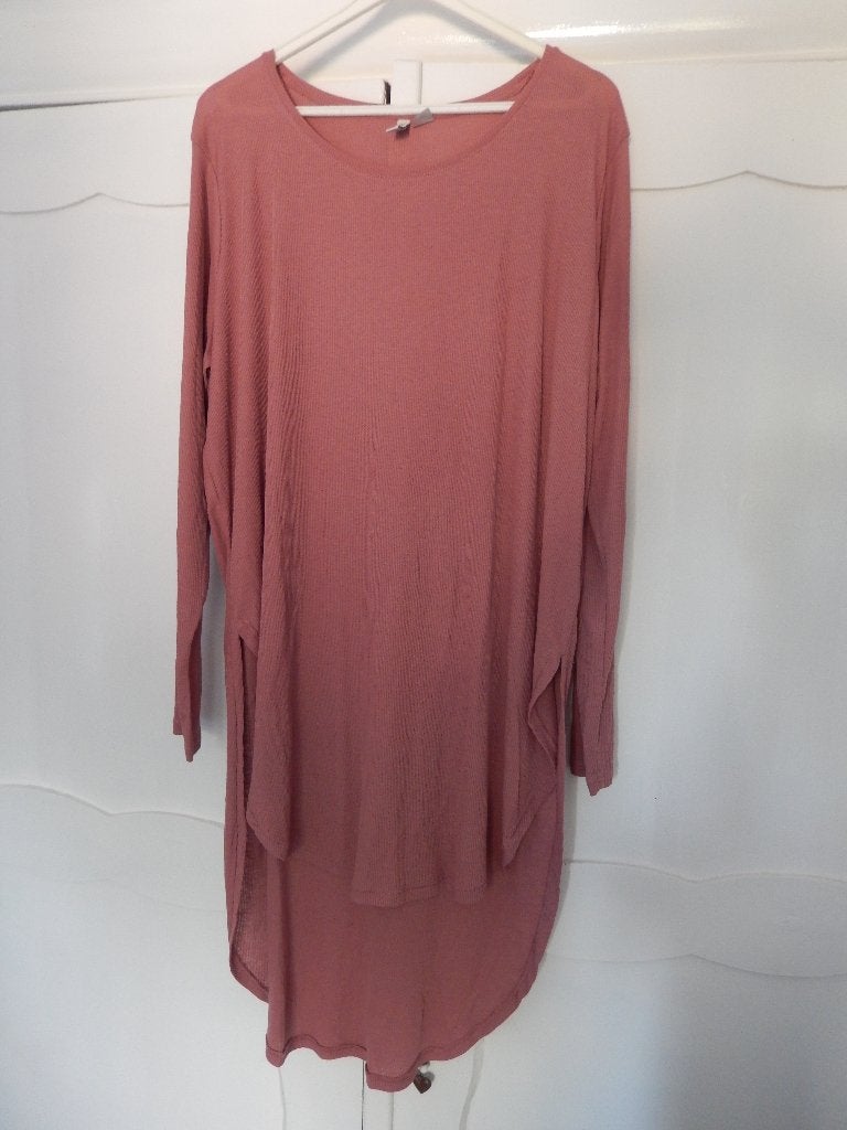 * H&M divided oud roze jurk / tuniek maat XL *, H&M Divided, Maat 46/48 (XL) of groter, Ophalen of Verzenden, Zo goed als nieuw
